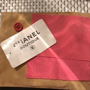 Authentic 💯Chanel clothing fabric kit hot pink